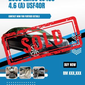 2008 Lexus LS460 4.6 (A) USF40R